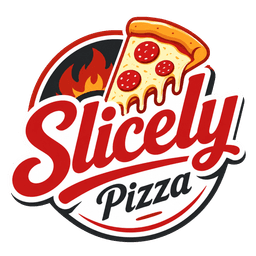Slicely Pizza logo